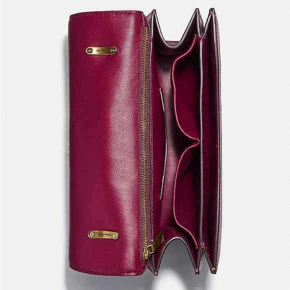 NWT Alie Shoulder Bag In Signature Jacquard With Snakeskin Detail - Picture 2 of 4